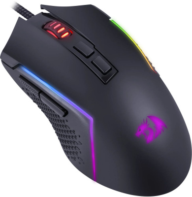 ����� USB OPTICAL TRIDENT LITE BLACK RGB 72018 REDRAGON