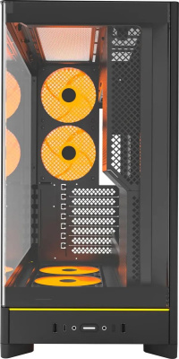 ������ Montech HS02 PRO ������ ��� �� ATX 4x140mm 2xUSB3.0 audio bott PSU