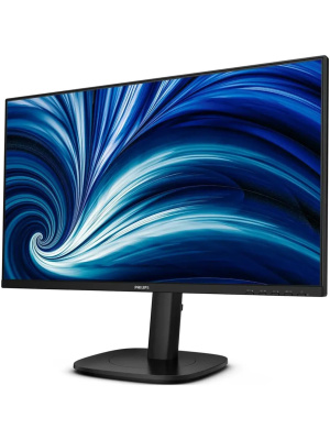 ������� Philips 24B2N3200J 23,8" 1920x1080 WLED, 16:9 IPS 300cd, 1500:1, 50M:1, 4ms, 178�/178�, VGA, HDMI, DP, USB hub: 3*USB3.2, 120Hz, Speakers, Tilt, Height, Swivel, Pivot, Internal, VESA, Black, 3y