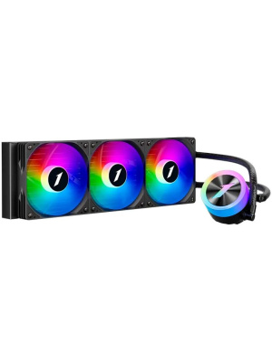 ������� �������� ���������� 1STPLAYER TS1 360 Black / 3x120mm, ARGB, 300W TDP / TS1-360-BK