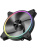 Вентилятор 1STPLAYER FO7-14 Black / 140mm ARGB 3pin 5V PWM 4pin 12V 700-1800rpm 76.25cfm 36.64dBA / FO7-14-BK / BULK Вентилятор 1STPLAYER FO7-14 Black / 140mm ARGB 3pin 5V PWM 4pin 12V 700-1800rpm 76.25cfm 36.64dBA / FO7-14-BK / BULK