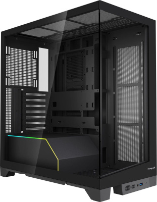 ������ �� HSPD F550-TGBK, Midi-Tower, ��� ��, Black