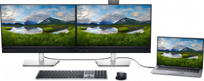 ������� Dell 27" C2722DE 2560x1440 IPS WLED 60�� 8ms HDMI DisplayPort USB-C Ethernet Webcam