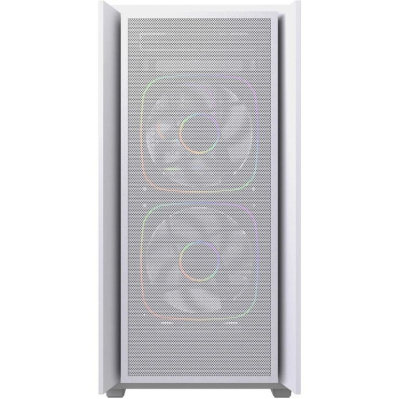 ������ Powercase Mistral SM03 ARGB, Tempered Glass, 3x120mm ARGB PWM fans, �����, mATX  (CMMSM03W-A3)
