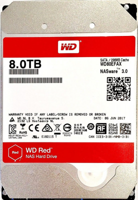   8Tb SATA-III Western Digital Red NAS (WD80EFAX)