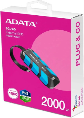 ������������� ���������� SSD ADATA 2TB SC740 SC740-2000G-CBU