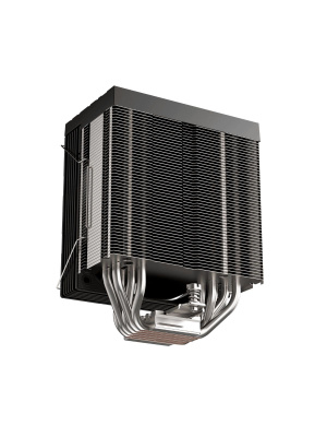 ����� 1STPLAYER FROST BITE FB12-5 Black / 5HPx6mm, single tower, 220W TDP, 1x120mm fan, 800-2300 RPM, 70.15 CFM, 34.8 dBA / FB12-5-BK