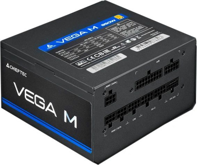 ���� ������� Chieftec Vega M PPG-850-C Gen.5, 850��, 80+ Gold, ATX, ������, retail