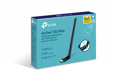  TP-LINK Archer T2U Plus 802.11ac 2.4/5 433Mbps USB