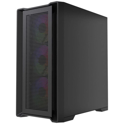 ������ Powercase Alisio Micro X4B V2 LE, Tempered Glass, 4� 120mm ARGB PWM fans, ������, mATX  (CAMCXB-A4-LE)