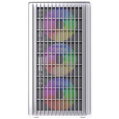 ������ Powercase Mistral Micro C4W ARGB, Tempered Glass, 4x 120mm ARGB PWM Fan, �����, mATX  (CMMCW-A4)