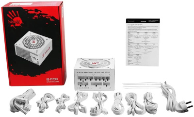 ���� ������� Bloody ATX 750W BD-PS750G 80+ gold (20+4pin) APFC 120mm fan 6xSATA Cab Manag RTL BD-PS750G-MW