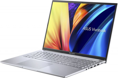  Asus VivoBook X1603ZA-MB161 Core i5 12500H 16Gb SSD512Gb Intel Iris Xe graphics 16" WUXGA (1920x1200) noOS silver WiFi BT Cam