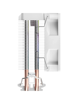 ����� ��� ���������� Ocypus Gamma A20 WH ARGB (110W, 3-pin, 122.5mm, Al/Cu, 2x6mm, ARGB, 1x92mm, 32CFM, 21dBA, 1900RPM, S: 1851/1700/1200/115X,AM5/AM4, white)