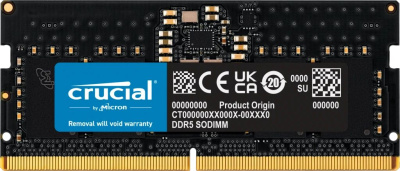 ����������� ������ 8Gb DDR5 5600MHz Crucial SO-DIMM CT8G56C46S5