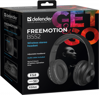 ������������ ��������� Defender FreeMotion B552 ������, Bluetooth (63552)