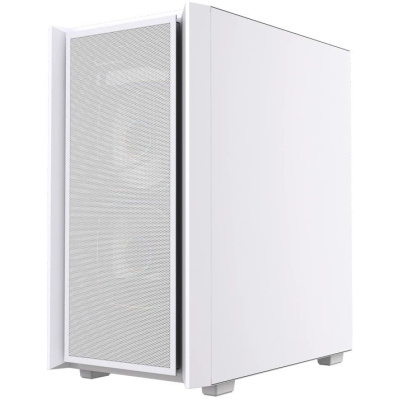������ Powercase Mistral SM03 ARGB, Tempered Glass, 3x120mm ARGB PWM fans, �����, mATX  (CMMSM03W-A3)