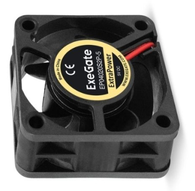 Exegate EX295197RUS ���������� 5� DC ExeGate ExtraPower EP04020S2P-5 (40x40x20 ��, Sleeve bearing (��������� ����������), 2pin, 7000RPM, 30.5dBA)
