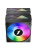 ����� 1STPLAYER CRYO CY12L-D Black / 6HPx6mm, dual tower, 2x120mm ARGB fans, 750-1900 RPM, 57.6 CFM, 38.2 dBA / CY12L-D-BK