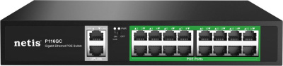 ���������� Netis P116GC (L2) 18x1����/� 16PoE+ 240W �������������