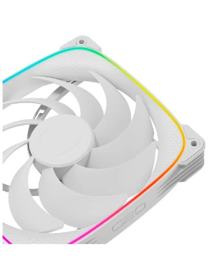 �������� ������������ (3 ��.) Geometric Future Squama 2503W-14 Triple Pack / 140mm, PWM, 2400 RPM, 91.15 CFM, 34.0 dBA, 5V ARGB, White / 1F2503W314000