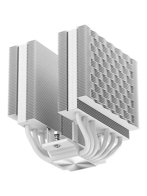 ����� ��� ���������� PCCooler RT620Pro TC ARGB WH (265W, 4-pin PWM, 157.5mm, Al/Cu, 6x6mm, 2x120mm, 73.32CFM, 34.9dBA, 2200RPM, S: 1851/1700/1200/115X, AM5/AM4, white)