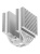 ����� ��� ���������� PCCooler RT620Pro TC ARGB WH (265W, 4-pin PWM, 157.5mm, Al/Cu, 6x6mm, 2x120mm, 73.32CFM, 34.9dBA, 2200RPM, S: 1851/1700/1200/115X, AM5/AM4, white)