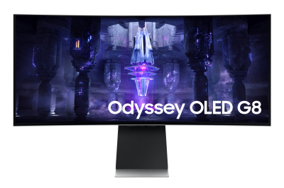 Монитор Samsung 34" Odyssey OLED G8 S34BG850SI 3440x1440 175Гц 0,1ms Curved FreeSync Premium micro HDMI miniDP USB-C