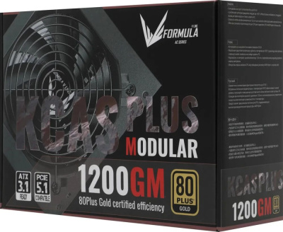 ���� ������� Formula AC KCAS PLUS 1000GM V2, 1000��, 80 PLUS GOLD, 140��, ������, retail