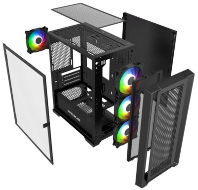 ������ PowerCase Alisio Micro X4B V2 [CAMCXB-A4] ������  (CAMCXB-A4)