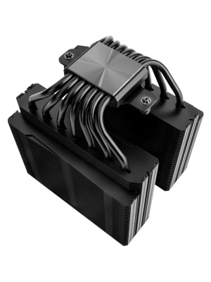 ����� Thermalright Frost Tower 140 Black LGA115X/1200/1700/1851/2011/2066/AM4/AM5 (Dual Tower, 120mm + 140mm PWM Fan, ������ ���������, 7 ����. ������ 6��) / TRFT140B
