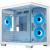 ������ XASTRA QW400M 5ARGB-C6-AC White mATX/Aquarium/Screewless/5x120mm ARGB PWM FM fans/Argb+PWM HUB 6port/Type-C+USB3.0 (1 USB3.0 ������)/ QW400M-5FM12A-C6-AC-WH