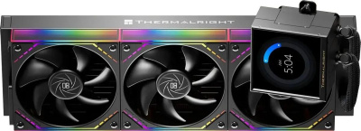 ������� �������� ���������� Thermalright Peerless Vision 360 Soc-AM5/AM4/1200/1700/1851 ������ 4-pin LCD Ret (P-VISION-360-BL-ARGB)