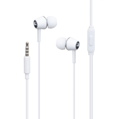 �������� HOCO M70 ������ ������/ 1.2�/ 3.5 mm jack/ White