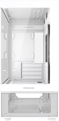 Powercase Vision Micro M2, Tempered Glass, �����, mATX  (CVMWM2-L0)