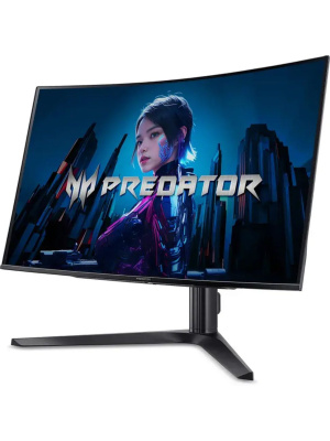 ������� Acer Predator 31.5" X32Xbmiipphuzx 1700R, 16:9, QD-OLED, UHD, 0,03ms, 250cd, 240Hz, HDMI, DP, USB, USB-C, SPK, HAS