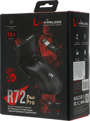 ���� A4Tech Bloody R72 Pro Duo ������ �����. 26000dpi �������. USB/USB-C 7but