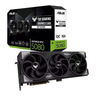 ���������� ASUS TUF Gaming GeForce RTX 5080 BTF OC Edition 16GB, GDDR7, TUF-RTX5080-O16G-BTF-GAMING, (90YV0PU0-M0NA00)