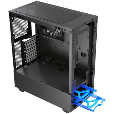  GameMax Contac COC BG ATX case, black/grey, w/o PSU