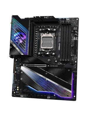 ����������� ����� Asrock X870E NOVA WIFI Socket AM5 AMD X870E 4xDDR5 ATX AC`97 8ch(7.1) 5Gigabit RAID+HDMI