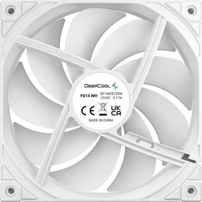 ���������� Deepcool FD14 WH 140x140x25mm ����� 4-pin 25.6dB 209gr Ret (R-FD14-WHNPN1-G)