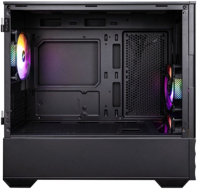 ������ 1STPLAYER DK D7 Black  mATX  3x120mm LED fans  D7-BK-3F1