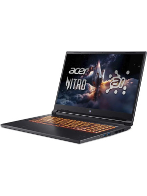 ������� Acer Nitro V 17 AI ANV17-41-R1TV, 17.3" (1920x1080) IPS 144 ��/AMD Ryzen 5 240/16 �� DDR5/1024 �� SSD/NVIDIA GeForce RTX 5050 ��� ��������� (8 ��)/��� �������, ������ (NH.QYTCD.005)
