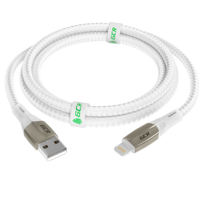  Greenconnect GCR-IP14 1.7m  iPod, iPhone, iPad series MERCEDES, WHITE NYLON, MFI, (GCR-52578)