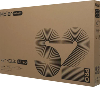 ��������� Haier 43" HQLED S2 Pro 4K Ultra HD 60Hz WiFi Smart TV (RUS) ������ (DH1PMAD00RU)