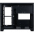 ������ XASTRA QW500M 6ARGB-C10-UC Black mATX/Aquarium/Screewless/ 6x120mm ARGB PWM FM fans/Argb+PWM HUB 10port/Type-C/ QW500M-6FM12A-C10-UC
