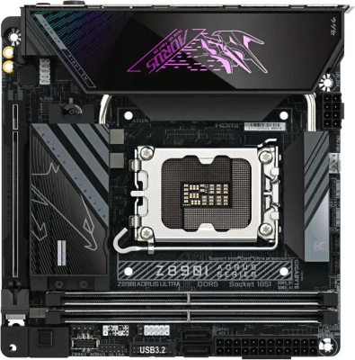 ����������� ����� Gigabyte Z890I AORUS ULTRA, Socket-1851, Intel Z890, mini-ITX, Ret