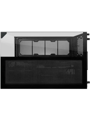 ������ Lian Li O11 Vision-M Digital / Black / 9.2" LCD screen / 1 x 140mm PWM Fan / Mini-Tower, TG / G99.O11VMDX.R0