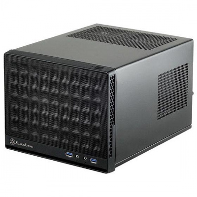 ������ SilverStone Case Ss Sugo black Mini-ITX SST-SG13B
