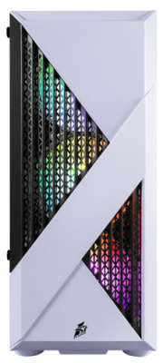 ������ 1STPLAYER FIREROSE F3-A White / ATX, TG / 4x120mm LED fans inc. / F3-A-WH-4F1